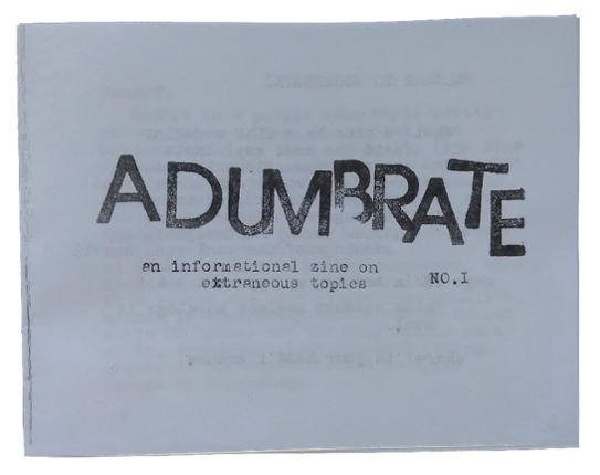 Adumbrate no.1 Image
