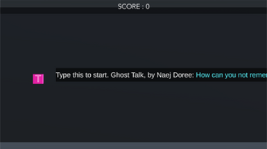 Flappy typer: Ghost talk Image