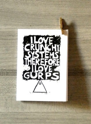 I love crunchy systems therefore I love GURPS Image