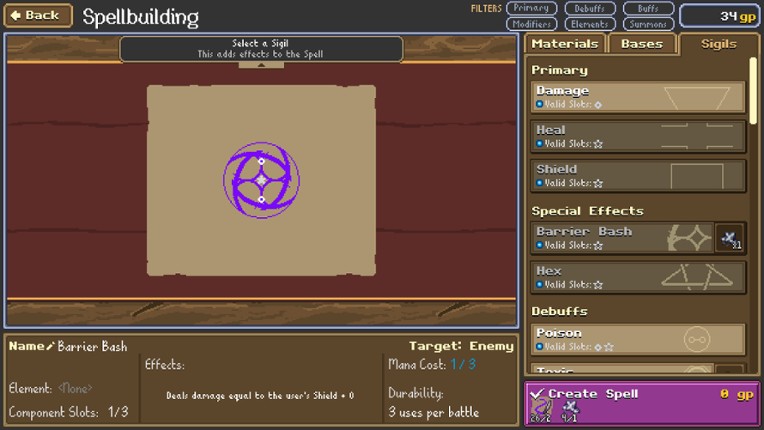 Magecraft: Spellbuilding screenshot