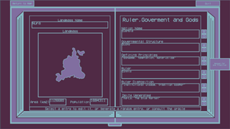 Magical Atlas: Fantasy Nation Lore Builder screenshot