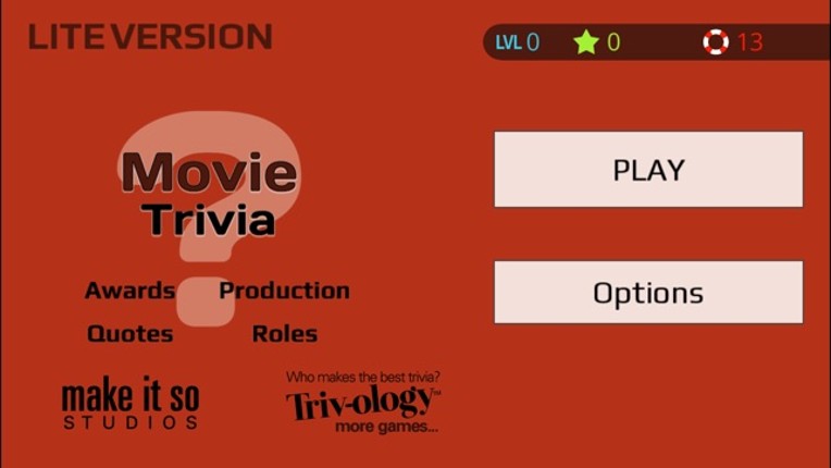 Movies &amp; Film Trivia screenshot