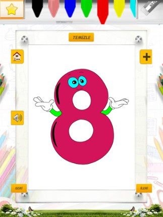 Sayılar Boyama Kitabı - Minik Bilge Sayıları Boyayarak Öğreniyor screenshot