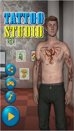 Tattoo Design 3D : Tattoo Artist Salon Game screenshot