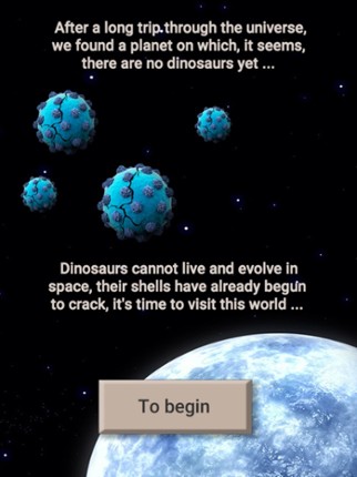 Unknown planet: Dino evolution screenshot