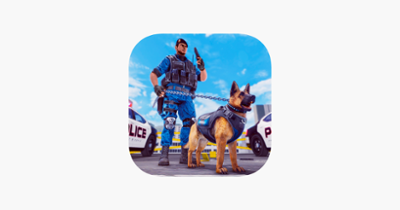 US Police Dog City Security 3D Image