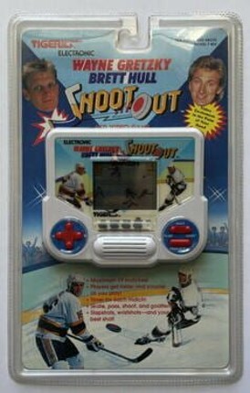 Wayne Gretzky and Brett Hull Shootout Hockey Game Cover