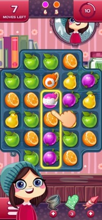 Agnes' Fruits Match-3 Puzzle screenshot