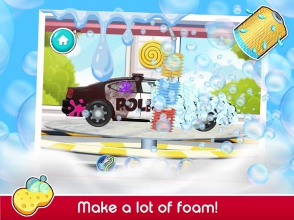 Cars and vehicle washing game Image