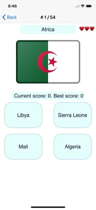 Country Flags Memorizer screenshot