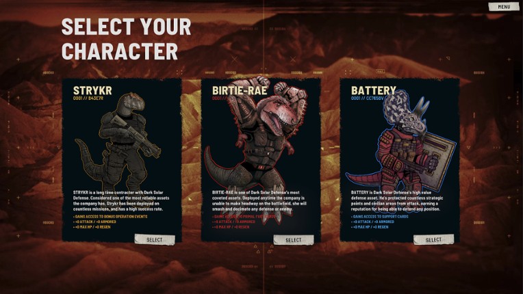 DINO MERCS screenshot