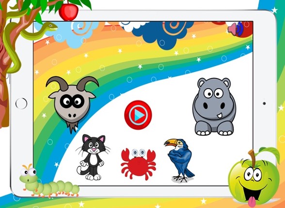 Easy Animal Puzzle Cards Match and Matching Games Free for Toddler or Kids screenshot