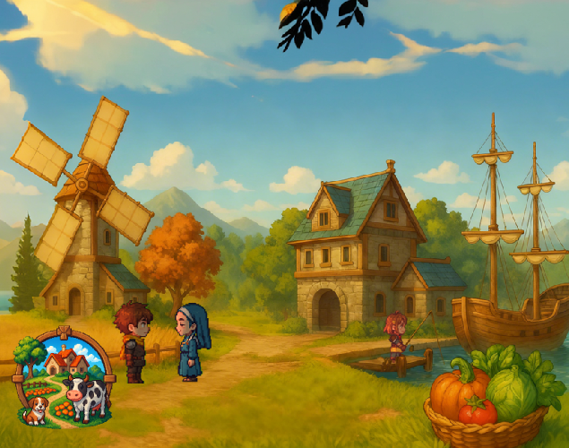 Games like FantasyTownEveryDay