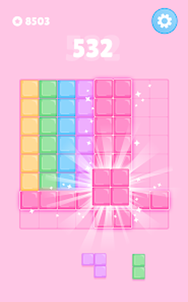 Pink Rush: Block Puzzle Game screenshot