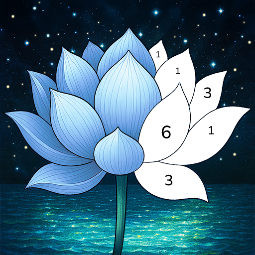 Games like Lotus Color - Color by Number
