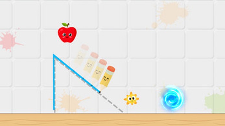Fruit Escape: Draw Line screenshot