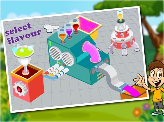Granny's Candy &amp; Bubble Gum Factory Simulator - Learn how to make sweet candies &amp; sticky gum in sweets factory screenshot