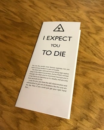 I Expect You to Die Image