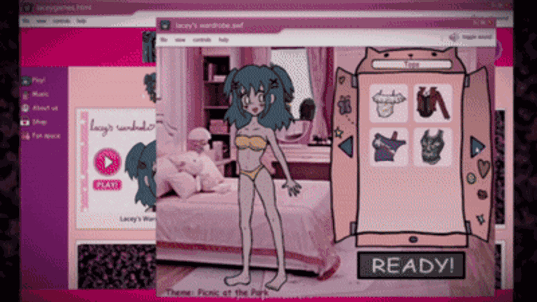 Lacey's Flash Games screenshot