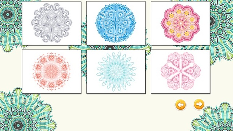 Mandala Adult Coloring Book for Stress Relief Free Printable screenshot