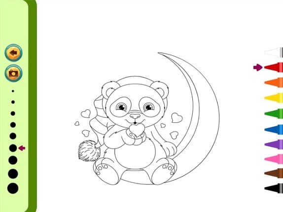 Panda Coloring Book - Painting Game for Kids Image