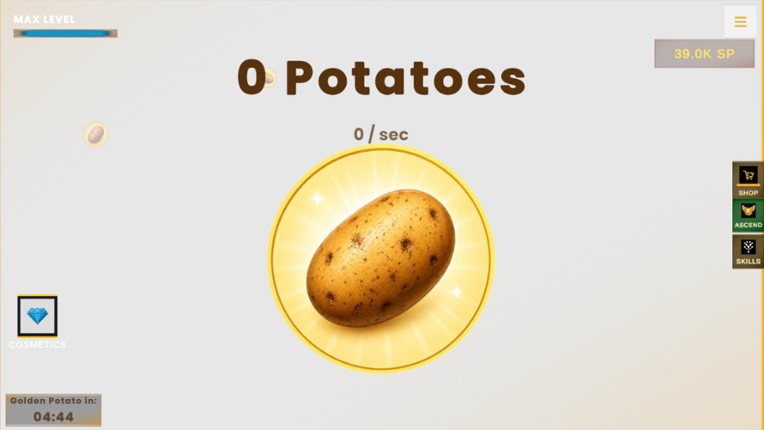 Potato Dominion Clicker screenshot