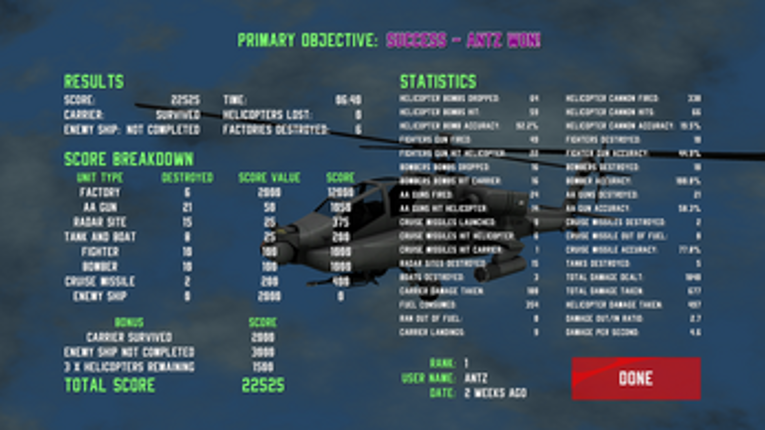 Raid on Bungeling Bay Remake Image