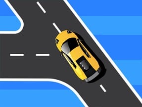 Road Turn Car Image