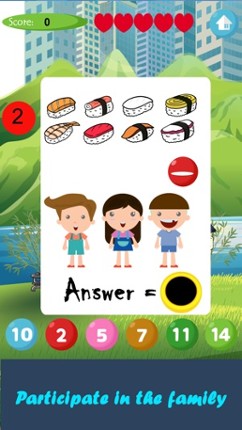 Sushi Math Addition & Subtraction screenshot