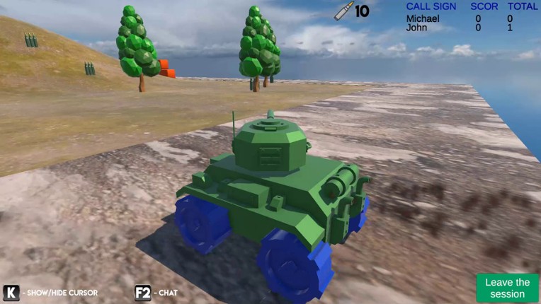 Tanks online screenshot