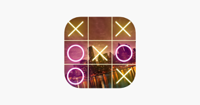 Tic Tac Toe Neon Game Image