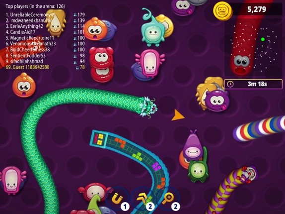 WormsZone.io - Hungry Snake Image