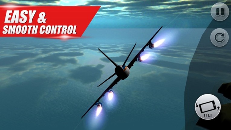 3D Jet Airplane Flight Sim screenshot