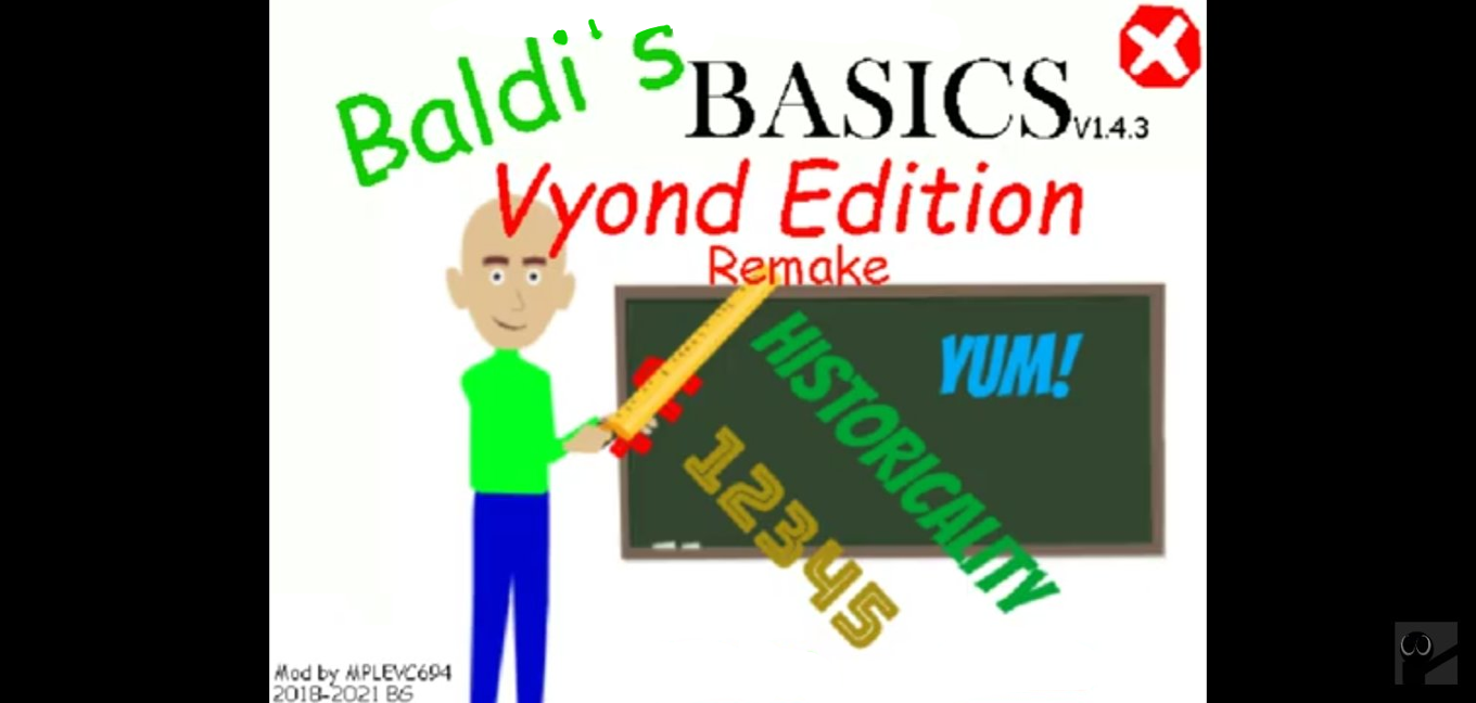 Games like Baldi's basics vyond edition remake
