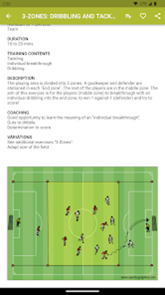 The Football Trainer screenshot