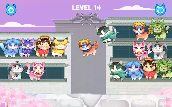 Cat Sort Color: Classic Puzzle screenshot