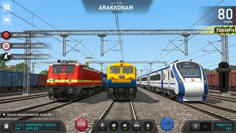 Indian Train Simulator: Game screenshot