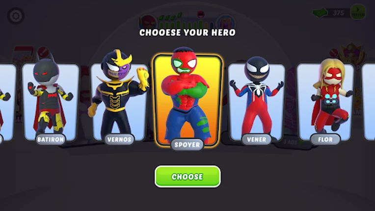 Stick Hero: Comic Superhero screenshot