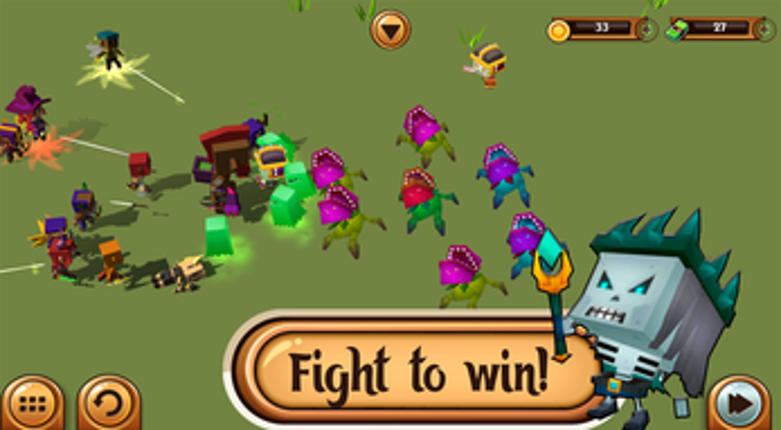 Blocky Fantasy Battle Simulator screenshot