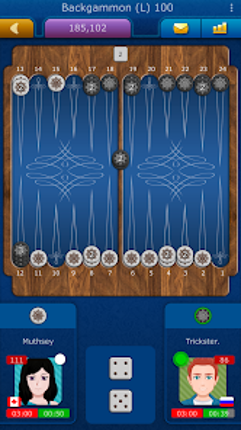 Backgammon LiveGames online screenshot