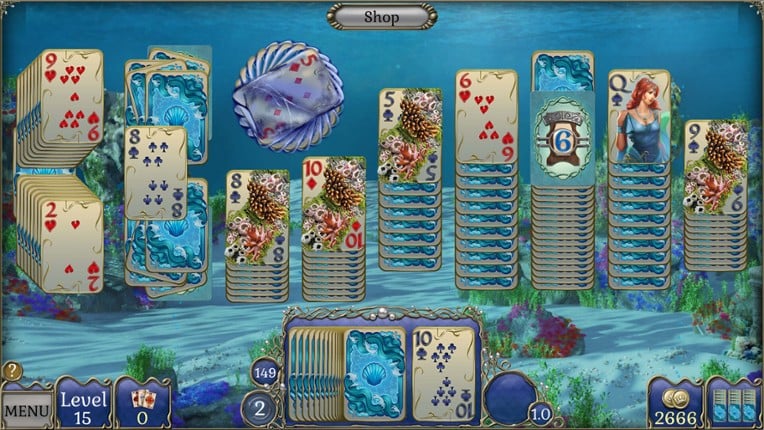 Jewel Match Atlantis Solitaire 5: Collector's Edition screenshot