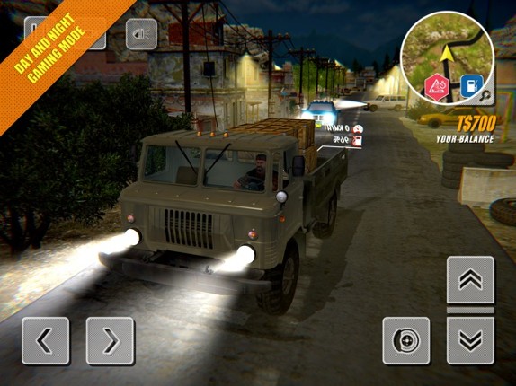 Military Offroad Truck Driver Image