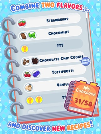 My Ice Cream Maker - Create, Decorate and Eat Sweet Frozen Desserts screenshot