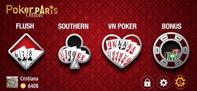 Poker Paris - danh bai offline screenshot