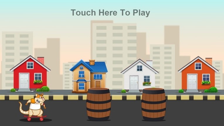 Rat on Skateboard jump Games - Fun Game For Free screenshot
