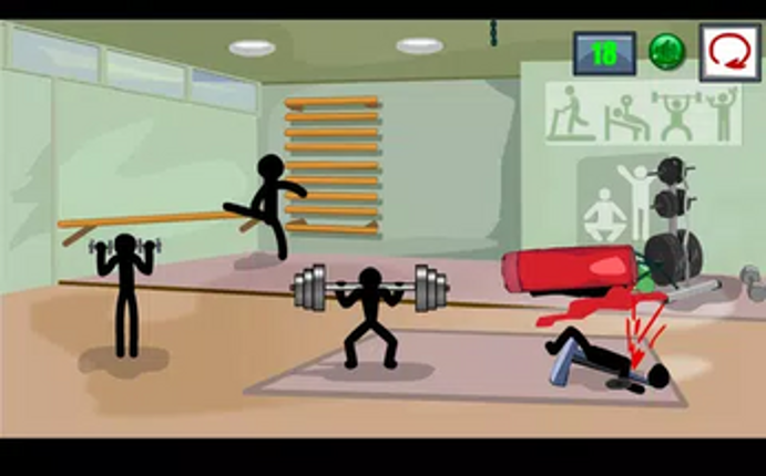 Stickman Killing in GYM screenshot