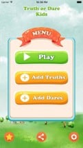 Truth Or Dare Kids Game Image