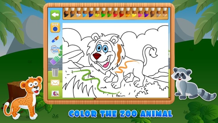 4 in 1 Fun Zoo Games Free - Learning &amp; Educational Activities App for Kids &amp; Toddlers screenshot