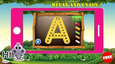 ABC Animals Writing Practice Letter Tracing Games Image