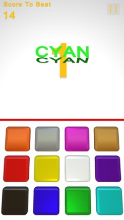 Color Cubes: Stroop Puzzle screenshot